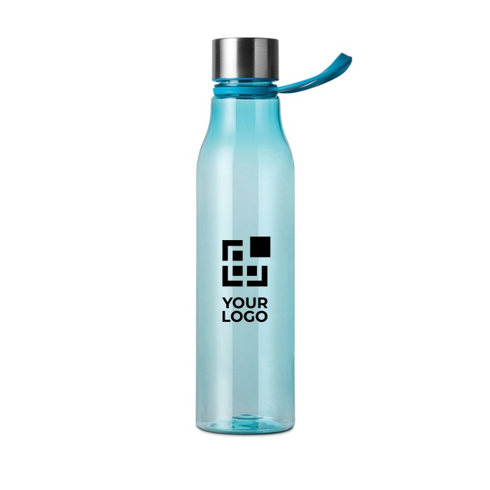 Botella para agua de RPET con efecto degradado y capacidad 800ml color azul vista de impresión Botella para agua de RPET con efecto degradado y capacidad 800ml color azul vista de impresión