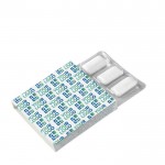 Chicles de menta sin azucar en caja de 6 unidades color menta vista principal