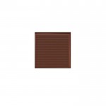 Chocolatinas de chocolate blanco 36% o negro 54% con papel color plata color chocolate negro