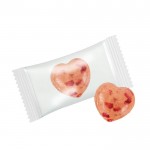 Caramelo duro en forma de corazón con sabores intensos color cereza segunda vsta