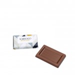 Chocolatinas mini individuales de chocolate con leche 10g color chocolate con leche tercera vista