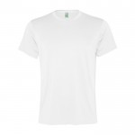 Camiseta técnica de hombre en poliéster reciclado 100 g/m2 Roly Direct Slam color blanco segunda vista