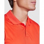 Polo técnico de poliéster reciclado manga corta 125 g/m2 Roly Direct Tormo color naranja oscuro vista detalle 1
