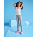 Leggins largos de algodón extra suaves 270 g/m2 Roly Direct Leire color azul marino segunda vista de uso