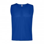 Peto deportivo unisex de poliéster transpirable 90 g/m2 Roly Direct Roma color azul real segunda vista