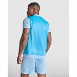 Peto deportivo unisex de poliéster transpirable 90 g/m2 Roly Direct Roma color blanco primera vista de uso