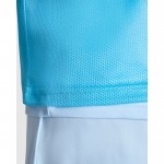 Peto deportivo unisex de poliéster transpirable 90 g/m2 Roly Direct Roma color blanco vista detalle 1