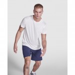 Camiseta técnica de poliéster reciclado de 125 g/m2 Roly Direct Estoril color blanco primera vista de uso