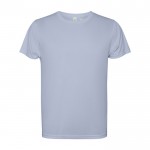 Camiseta técnica de poliéster reciclado de 125 g/m2 Roly Direct Estoril color azul grisáceo segunda vista