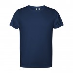 Camiseta técnica de poliéster reciclado de 125 g/m2 Roly Direct Estoril color azul marino segunda vista