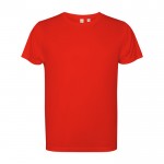 Camiseta técnica de poliéster reciclado de 125 g/m2 Roly Direct Estoril color rojo segunda vista