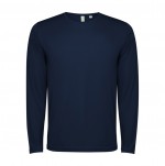 Camiseta técnica de manga larga en poliéster 125 g/m2 Roly Direct Estoril L/S color azul marino segunda vista