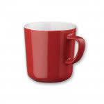 Pequeña taza corporativa 270ml color rojo