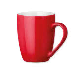 Moderna taza de merchandising 370ml color rojo