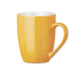 Moderna taza de merchandising 370ml color amarillo
