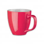Taza cerámica serigrafiada con logo 460ml color naranja oscuro