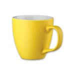 Tazas de color mate para publicidad 460ml color amarillo