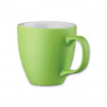 Tazas de color mate para publicidad 460ml color lima