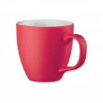 Tazas de color mate para publicidad 460ml color naranja oscuro