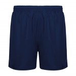 Pantalón sport corto sin slip interior 140 g/m2 Roly Direct Player color azul marino segunda vista