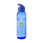Botella de tritán para publicidad color azul con logo