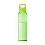 Botella de tritán para publicidad color verde vista delantera