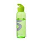 Botella de tritán para publicidad color verde con impresión