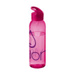 Botella de tritán para publicidad color rosa con impresión