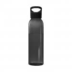 Botella de tritán para publicidad color negro vista delantera