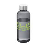 Sencilla botella de tritán con logo color negro con impresión