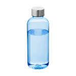 Sencilla botella de tritán con logo color azul