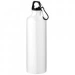 Botella de aluminio grande para empresa color blanco