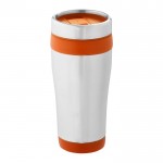 Taza termo personalizada 455 ml color naranja