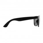 Gafas de sol estilo retro ideales para el aire libre UV400 color negro segunda vista lateral
