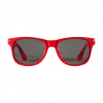 Gafas de sol estilo retro ideales para el aire libre UV400 color rojo segunda vista frontal