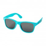 Gafas de sol estilo retro ideales para el aire libre UV400 color azul pastel vista impresión tampografía