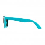Gafas de sol estilo retro ideales para el aire libre UV400 color azul pastel segunda vista lateral