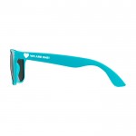 Gafas de sol estilo retro ideales para el aire libre UV400 color azul pastel