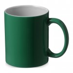 Taza de 2 colores y cerámica color verde oscuro