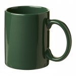 Tazas para publicidad de cerámica color verde oscuro