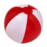 Pelota de playa a dos colores color rojo