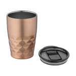 Vaso térmico con formas geométricas color champán segunda vista