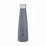 Botella térmica personalizada de calidad color titanio con logo