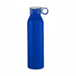 Botella promocional con tapón de rosca color azul