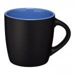 Taza bicolor para empresas color azul