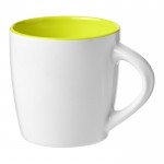 Tazas promocionales con interior de color color verde lima