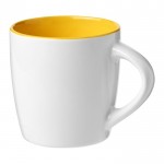 Tazas promocionales con interior de color color amarillo