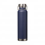 Botellas personalizada antifugas color azul vista delantera