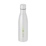 Botella personalizada de lujo color blanco con logo