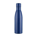 Botella personalizada de lujo color azul vista delantera